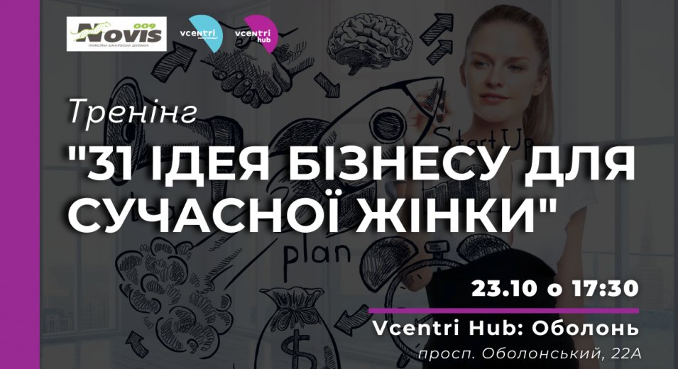  Тренінг для жінок, які мріють про власну справу