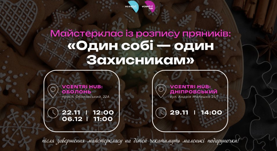 Майстерклас із розпису пряників: «Один собі — один Захисникам»