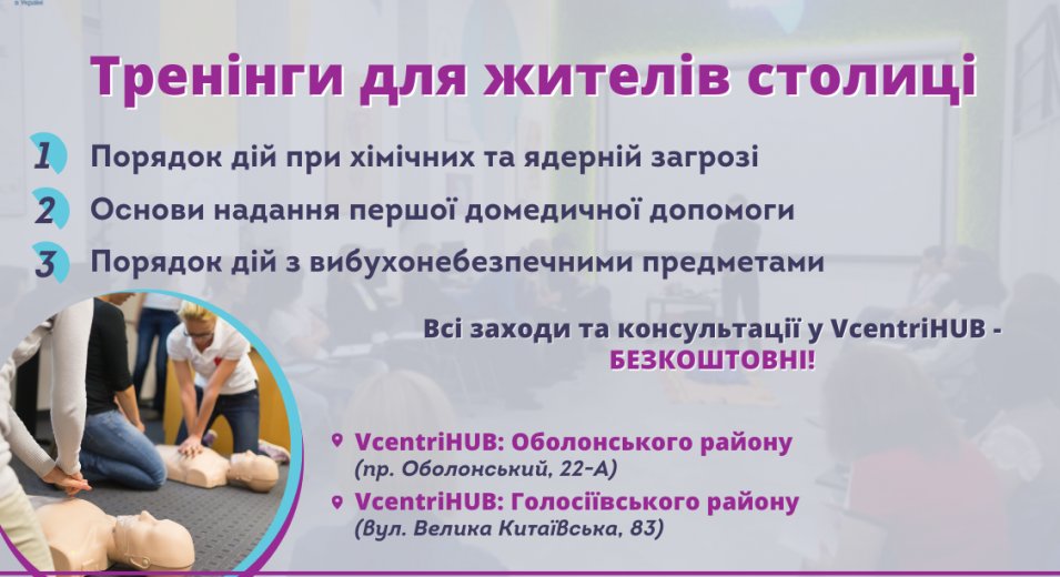 Ми продовжуємо цикл тренінгів щодо дій у надзвичайних ситуаціях.