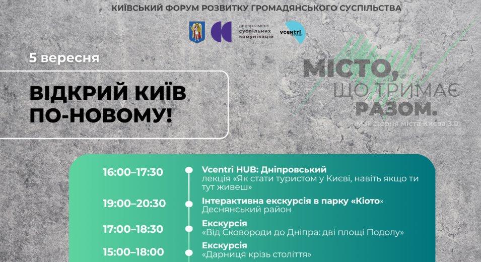 Відкрий Київ по-новому!