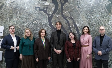 Мер фінського міста Тампере Ілмарі Нурмінен у Центрі комунікації