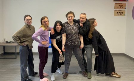 Репетиція колективу плейбек театру біженців, шукачів захисту, ВПО