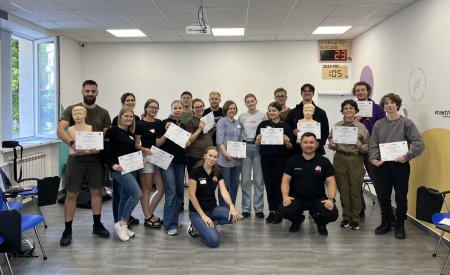 Тренінг з надання домедичної допомоги дітям для волонтерів, що працюють з молоддю
