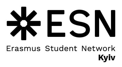 Логотип ESN Kyiv