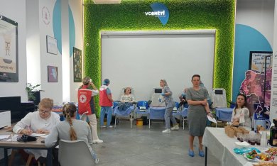День донора у Vcentri HUB — коли добрі справи стають звичкою