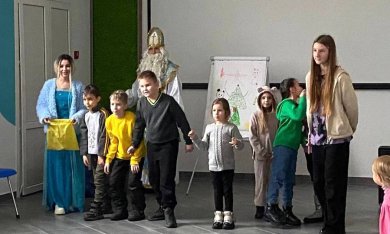 До дня Святого Миколая у Vcentri HUB: Голосіїв відбувся захід для дітей загиблих воїнів