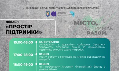 «Місто, що тримає разом» — саме такою атмосферою дихає Майстерня міста Києва 3.0