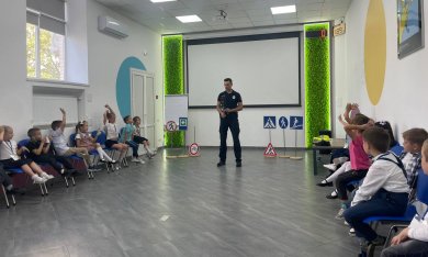 Сьогодні у Vcentri Hub: Голосіїв представники Патрульної поліції Києва провели 
