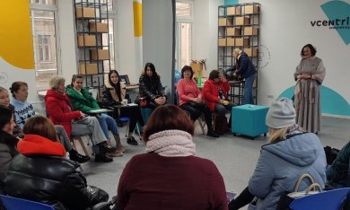 У Vcentri HUB: Шевченківський реалізується соціальний проєкт «Бізнес-інкубатор для жінок та дівчат - ВПО з тимчасово окупованого Маріуполя»