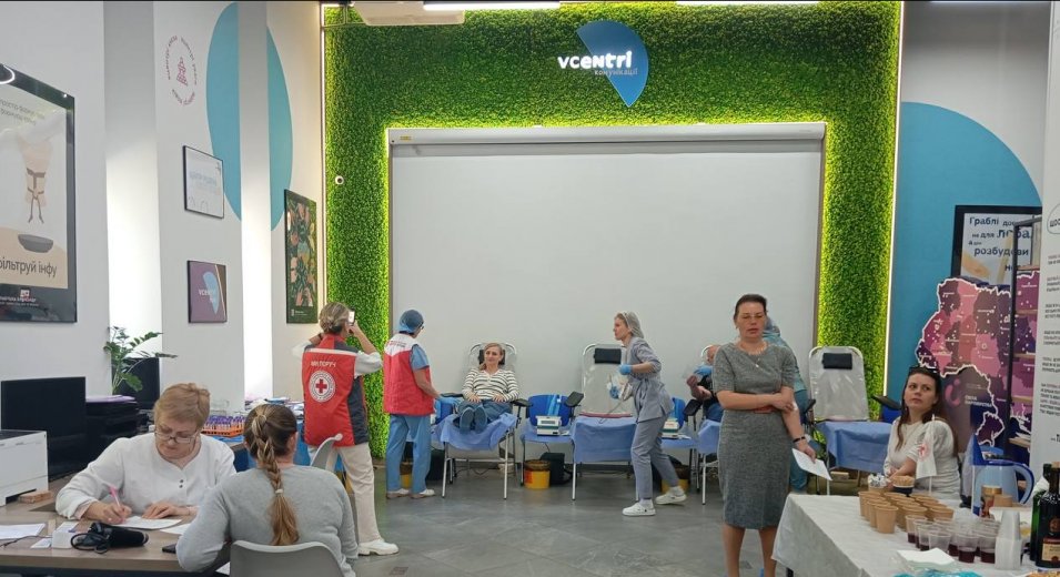 День донора у Vcentri HUB — коли добрі справи стають звичкою