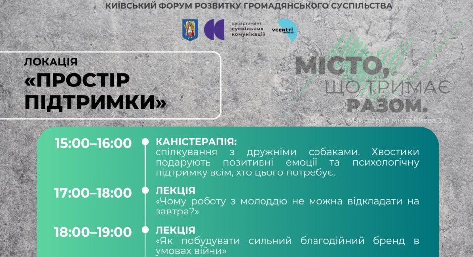 «Місто, що тримає разом» — саме такою атмосферою дихає Майстерня міста Києва 3.0