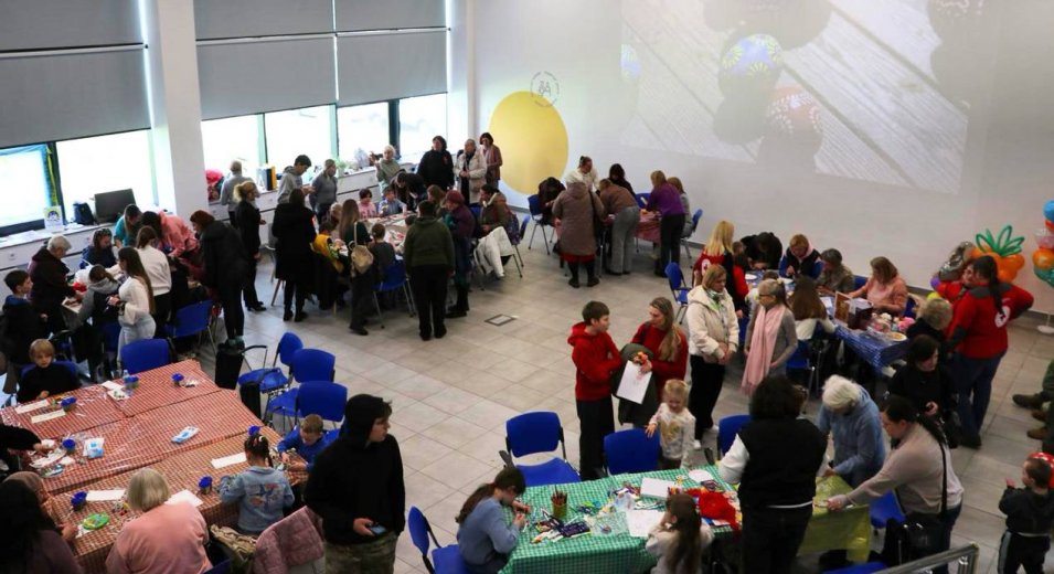 У Vcentri HUB відбулася великодня майстерня, що об’єднала понад сотню учасників